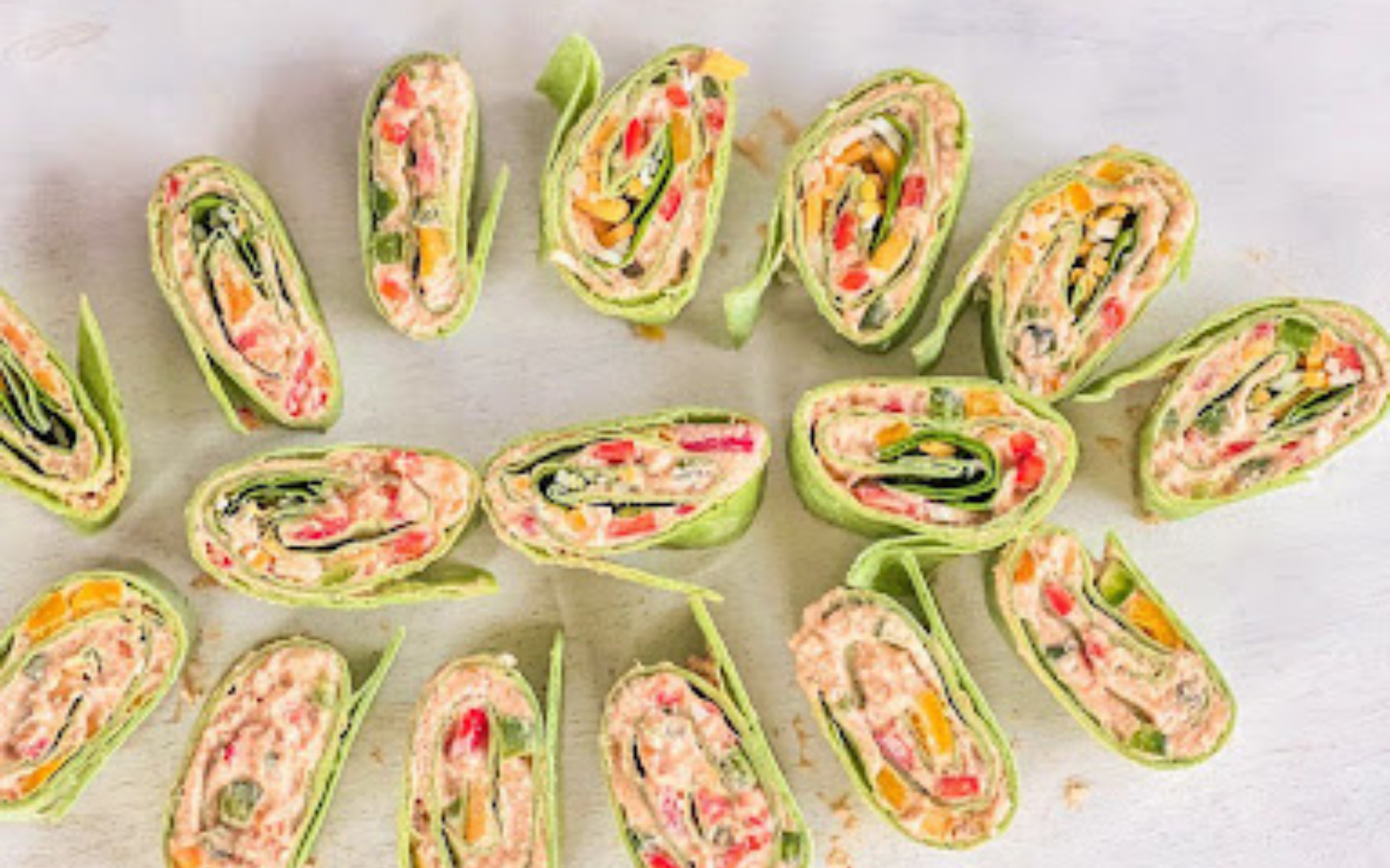 Protein Dense Fiesta Pinwheels